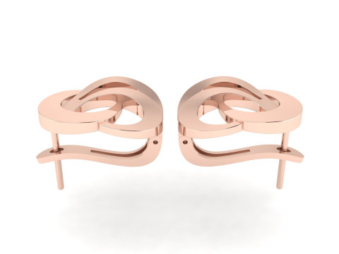 Diamond earring 3d render 3D-printmodel