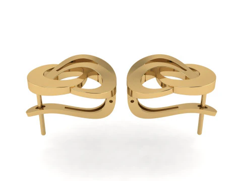 Diamond earring 3d render 3D Print Model