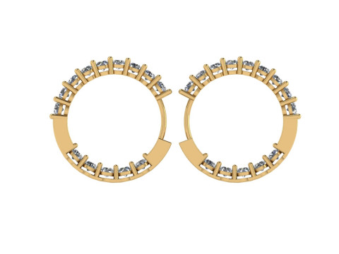 Diamond earring 3d render 3Dプリントモデル