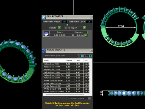 Pendiente de diamante render 3d Modelo de impresión 3D