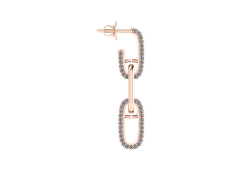 Diamond earring 3d render 3Dプリントモデル