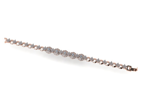 Diamond bracelets 3d render Modelo de impresión 3D