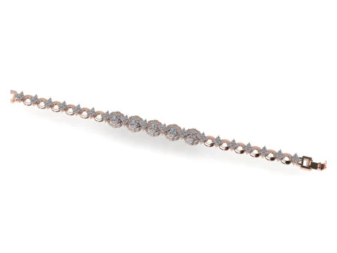 Diamond bracelets 3d render 3D Print Model
