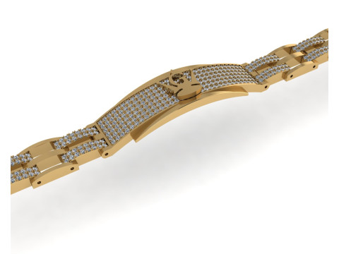 Diamond bracelets 3d render Modèles 3D en vedette