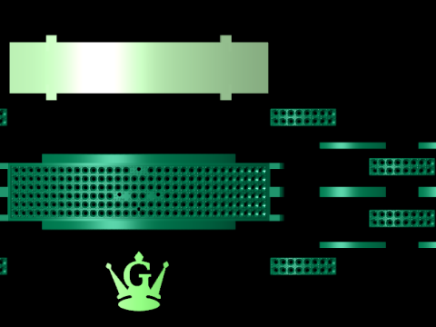 Diamond bracelets 3d render Modèles 3D en vedette