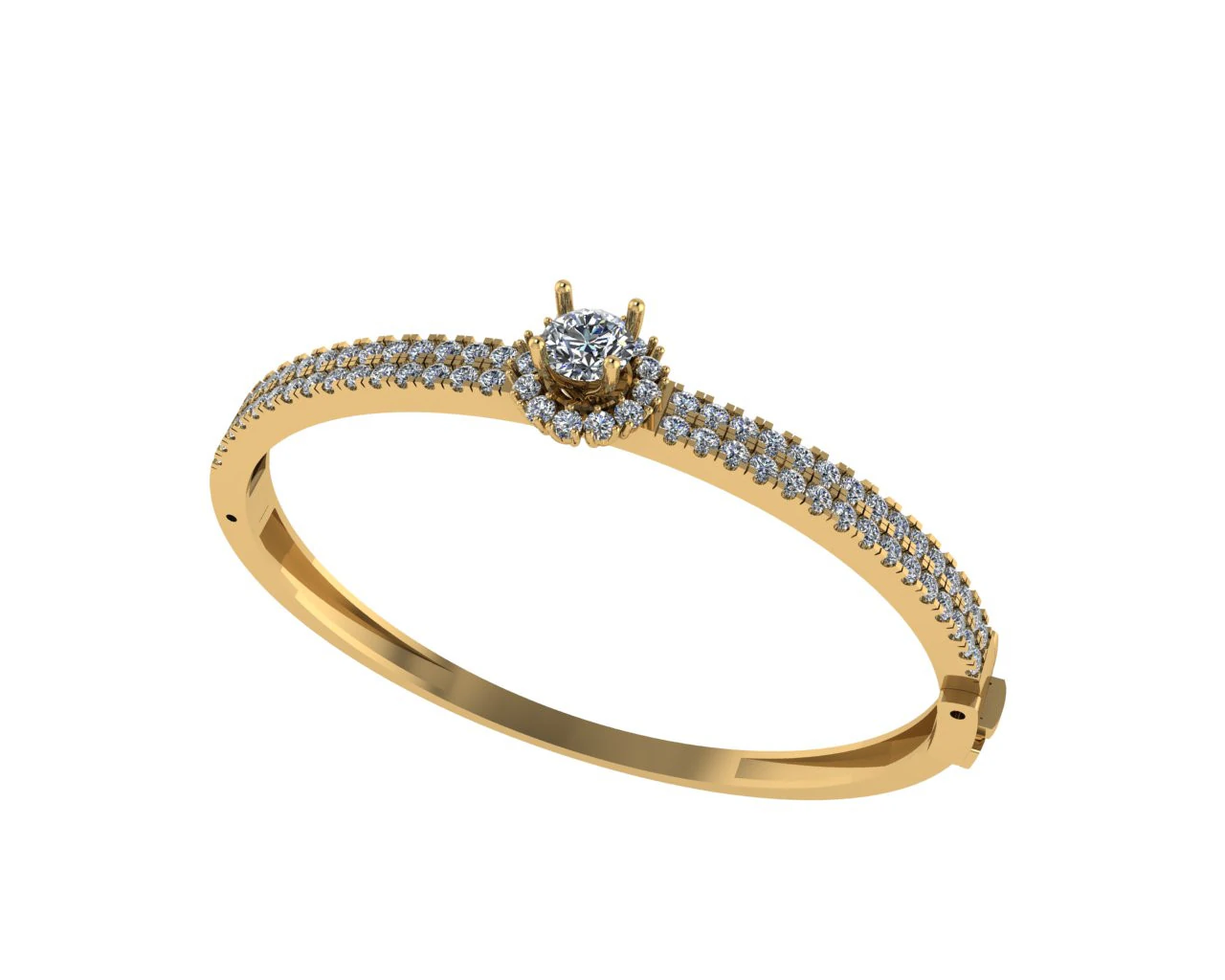 Diamond bracelets 3d render 3D Print Model .c4d .max .obj .3ds .fbx .stl .blend