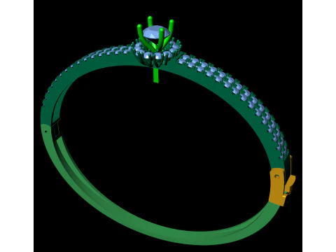 Diamond bracelets 3d render 3D Print Model