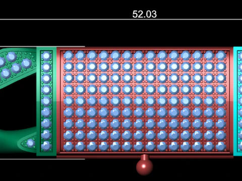 ダイヤモンド キューバ リンク チェーンとロックの 3 d レンダリング 3Dプリントモデル