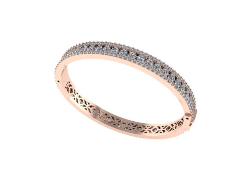 Diamond bracelets 3d render Modèles 3D en vedette
