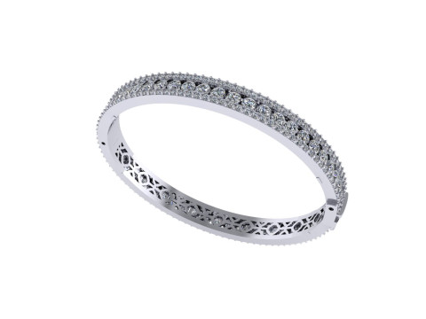 Diamond bracelets 3d render Modèles 3D en vedette