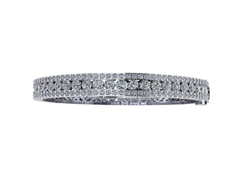 Diamond bracelets 3d render Modèles 3D en vedette