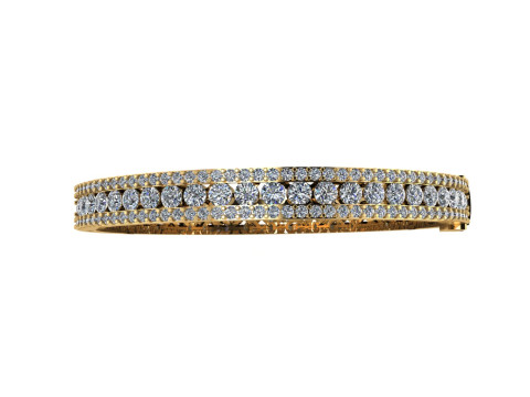 Diamond bracelets 3d render Modèles 3D en vedette