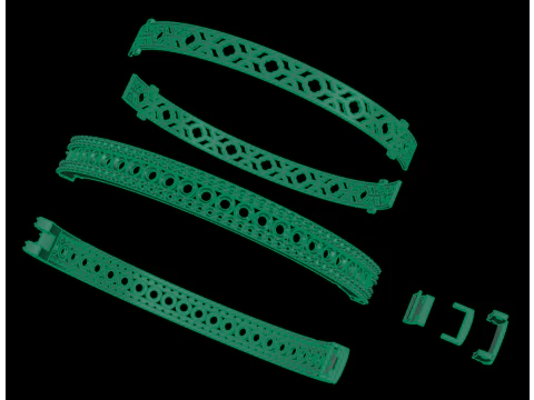 Diamond bracelets 3d render 3D Print Model