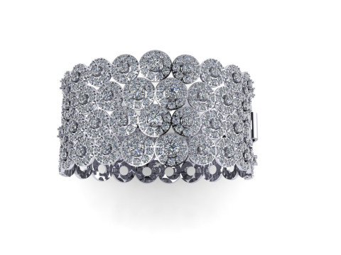 Diamond bracelets 3d render 3D Print Model