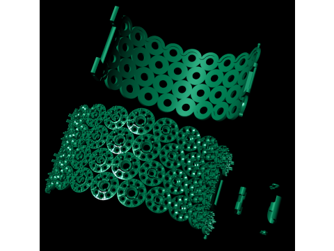 Diamond bracelets 3d render 3D Print Model