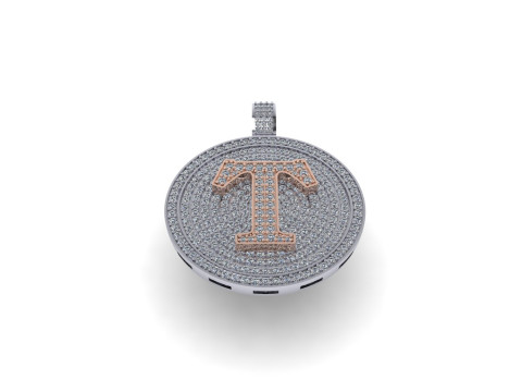 Diamond hiphop pendant 3d render 3Dプリントモデル