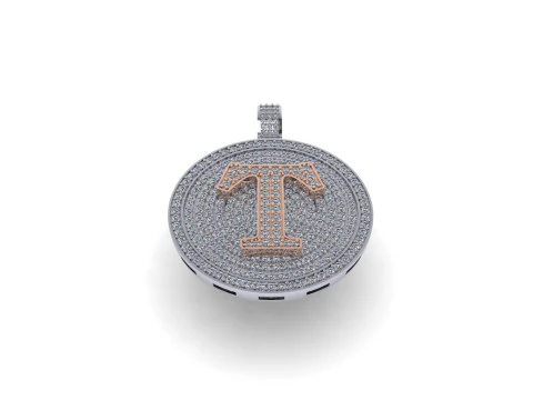 Diamond hiphop pendant 3d render 3D Print Model