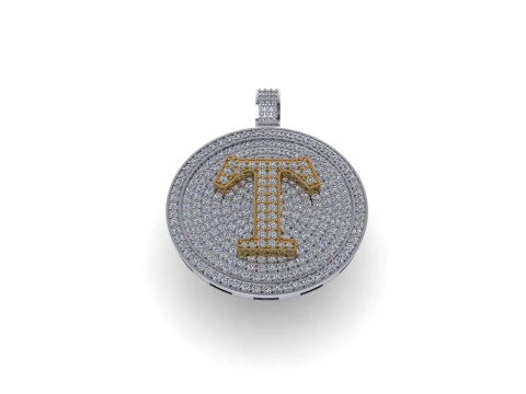 Diamond hiphop pendant 3d render 3D Print Model