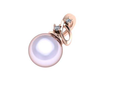 Diamond pendant 3d render 3D प्रिंट मॉडल