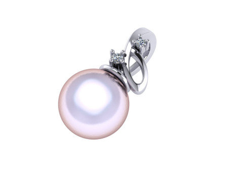 Diamond pendant 3d render 3D प्रिंट मॉडल