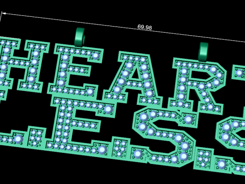 Diamond hiphop pendant 3d render 3Dプリントモデル