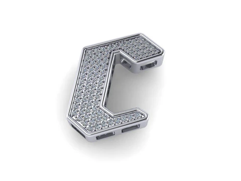 Diamond pendant 3d render 3D Print Model