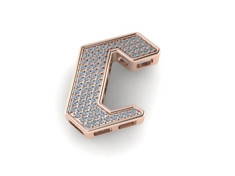 Diamond pendant 3d render 3D Print Model