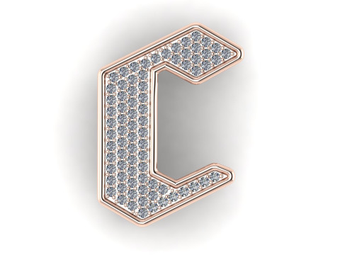Diamond pendant 3d render 3D printmodel