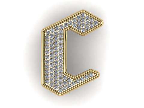 Diamond pendant 3d render 3D printmodel