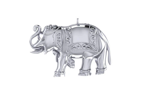 Renderiza&ccedil;&atilde;o 3d de pingente de diamante Modelo de Impressão 3D