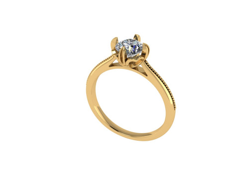 Women diamond engagement ring 3d render 3Dプリントモデル