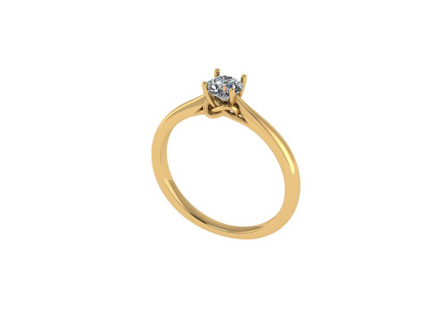 Women diamond engagement ring 3d render 3Dプリントモデル
