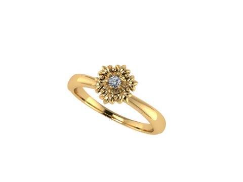 Women diamond engagement ring 3d render 3Dプリントモデル