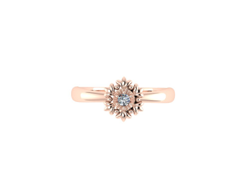 Women diamond engagement ring 3d render 3D Print Model