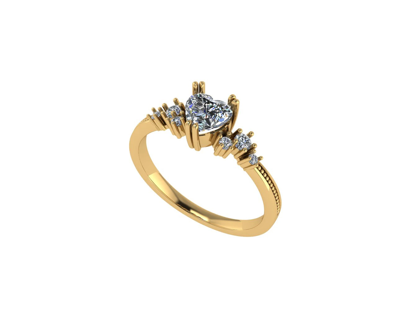 Women diamond engagement ring 3d render 3D Print Model .c4d .max .obj .3ds .fbx .stl .blend 