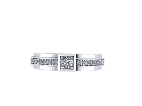 Wedding ring 3d render 3D Print Model