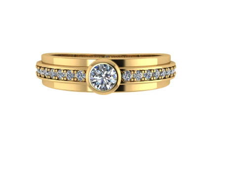 Wedding ring 3d render 3D Print Model