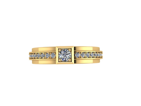 Wedding ring 3d render 3Dプリントモデル