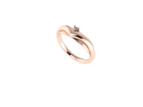 結婚指輪の 3 d レンダリング 3Dプリントモデル