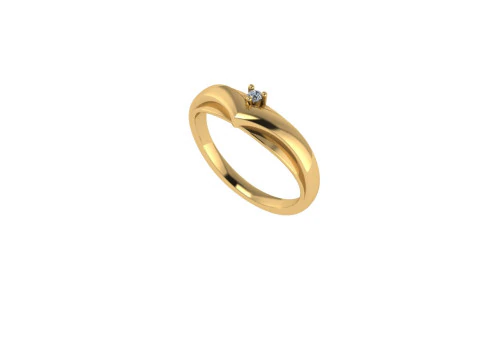 結婚指輪の 3 d レンダリング 3Dプリントモデル
