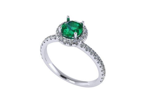 Women diamond engagement ring 3d render 3Dプリントモデル