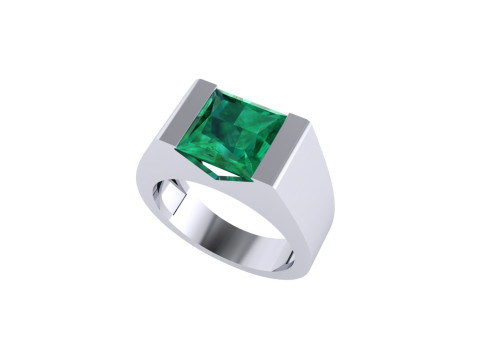 Men diamond ring 3d render 3Dプリントモデル