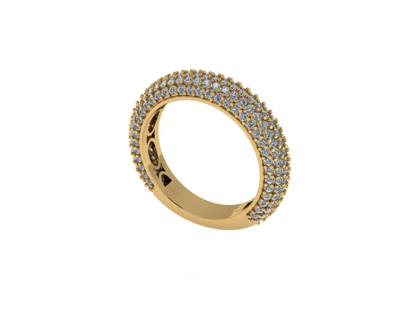 Women diamond ring 3d render Modèles 3D en vedette .c4d .max .obj .3ds .fbx .stl .blend