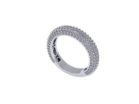 Women diamond ring 3d render 3D Print Model