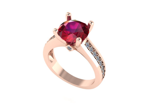 Women diamond ring 3d render 3D 打印模型