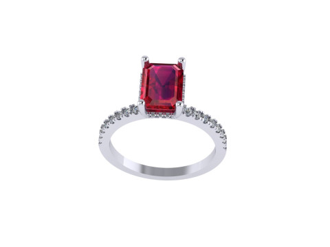 Women diamond ring 3d render 3D 打印模型