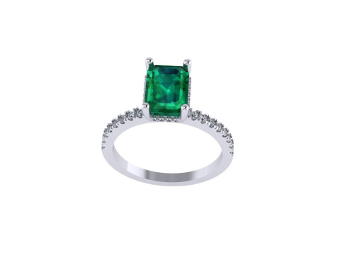 Women diamond ring 3d render 3D 打印模型