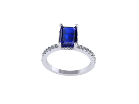 Women diamond ring 3d render 3D 打印模型