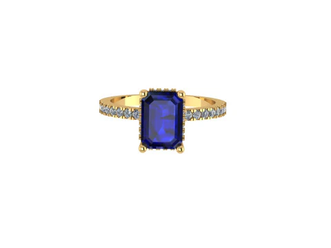 Women diamond ring 3d render 3D Print Model
