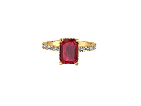 Women diamond ring 3d render 3D Print Model